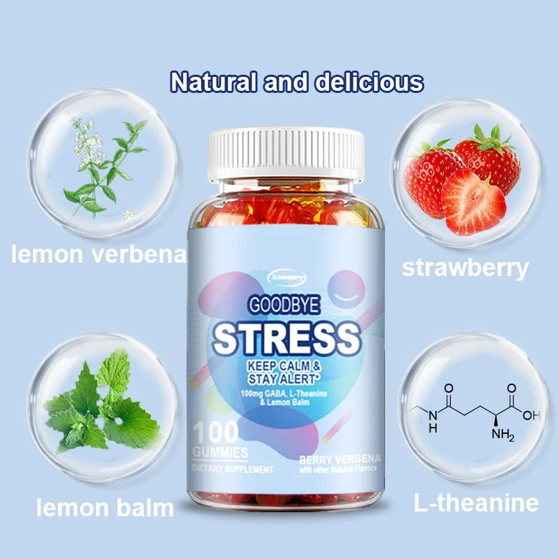 Goodbye Stress Gummies – Relax & Focus