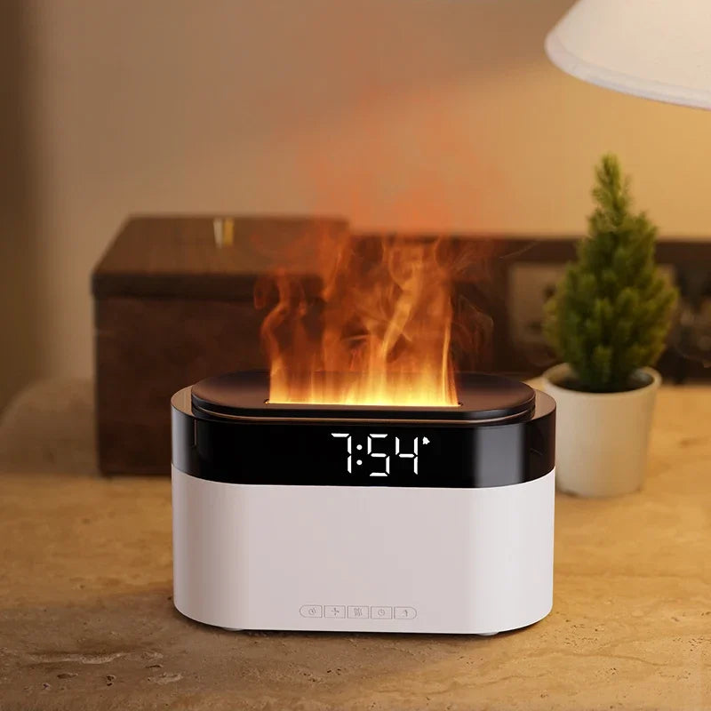 Remote Control Flame Aroma Humidifier