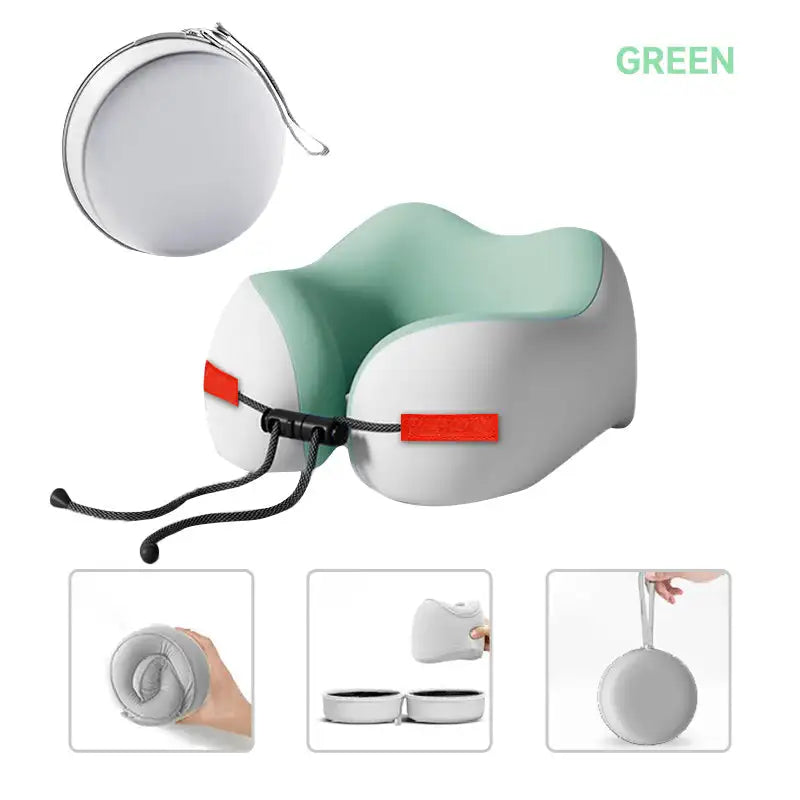 Portable Memory Foam Travel Neck Pillow