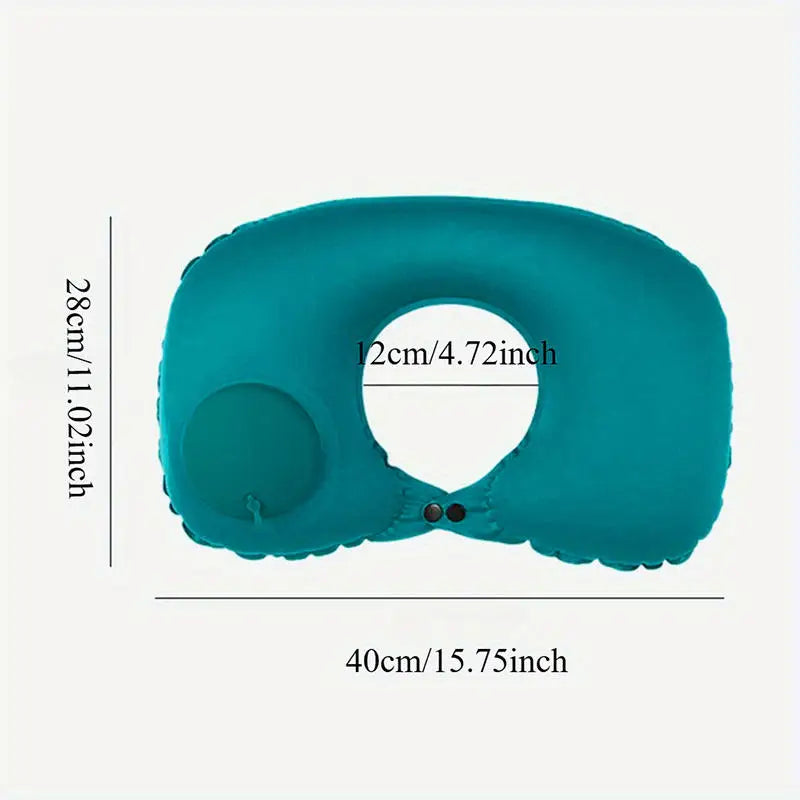 Inflatable Portable U-Shaped Travel Neck Pillow