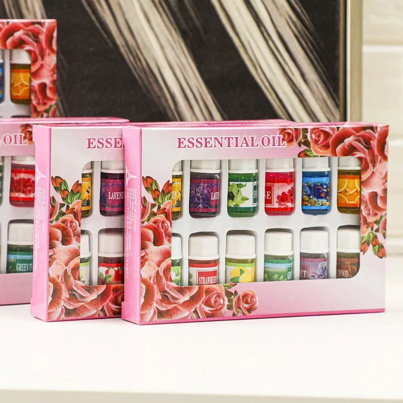12PCS 3ml Aromatherapy Essential Oils