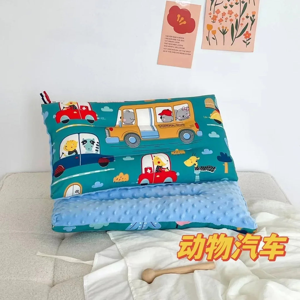 Soft Velvet Baby Sleep Pillow for Newborns