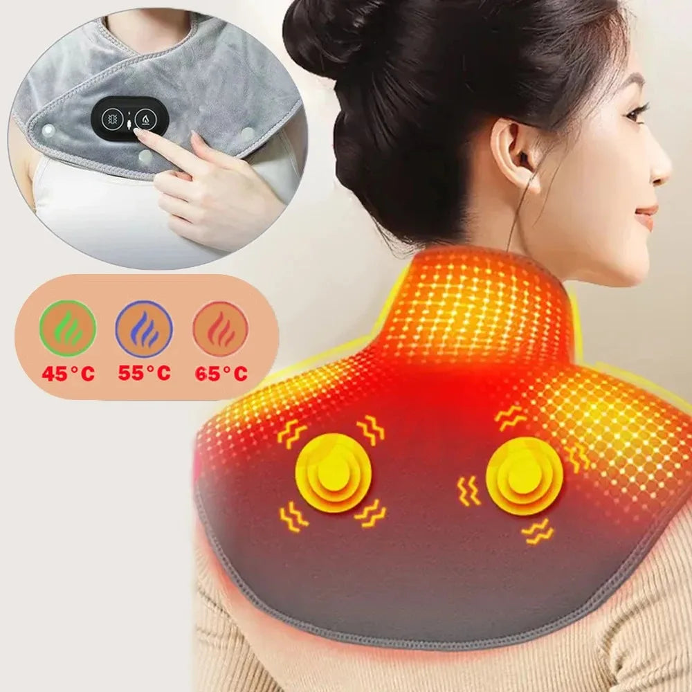 USB Heating Neck & Shoulder Massager