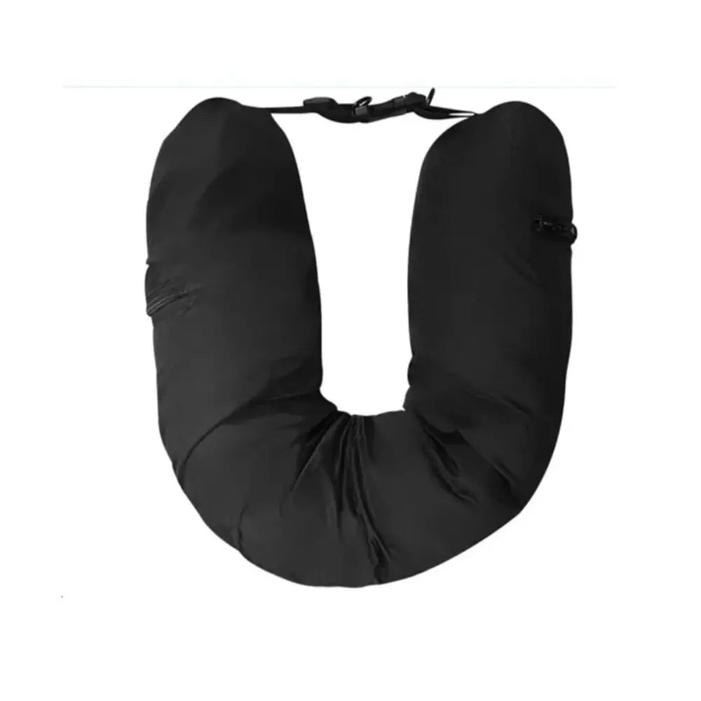 Fillable Travel Neck Pillow with Storage Bag