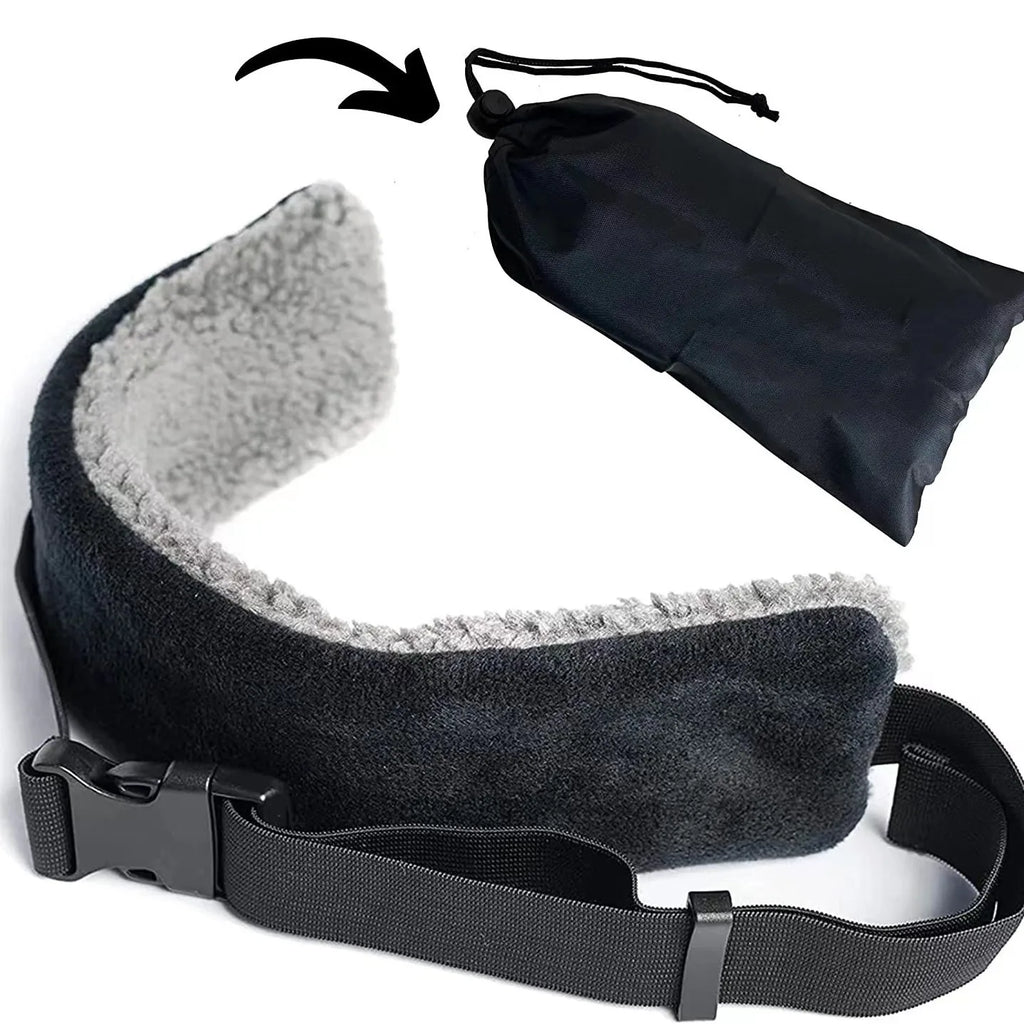 Adjustable Travel Head Support Belt Pillow