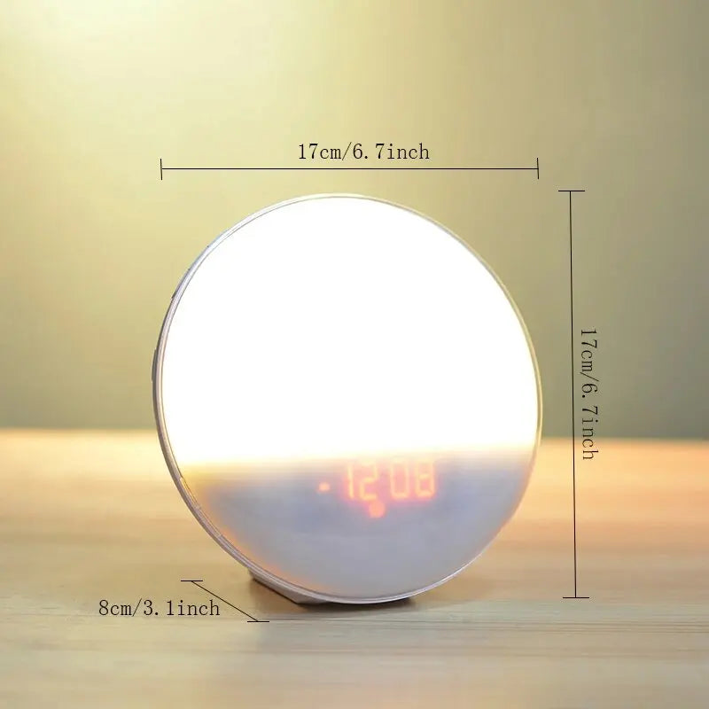 Sunrise Alarm Clock with FM & Night Light