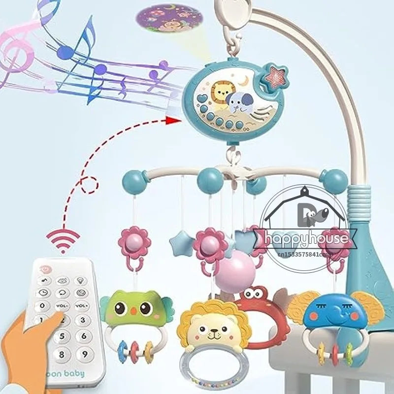 Musical Baby Crib Mobile with Lights & Music