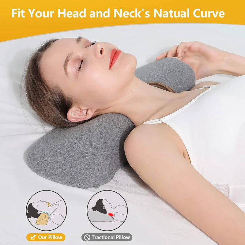 Memory Foam Cervical Neck Pillow