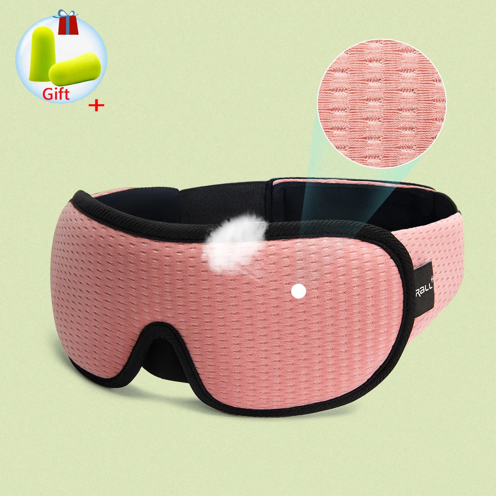 3D Sleep Mask – 100% Blackout Eye Cover