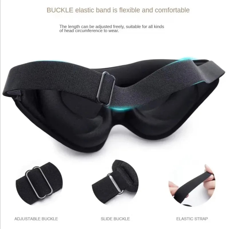3D Sleep Mask – Memory Foam Eye Cover