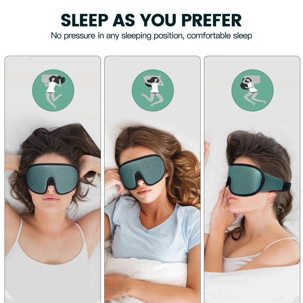 3D Sleep Mask – Light Blocking Eye Cover