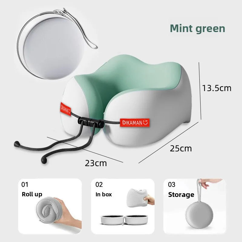 Portable Memory Foam U-Shaped Travel Pillow