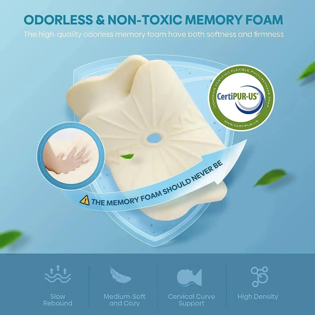 Odorless Memory Foam Cervical Pillow