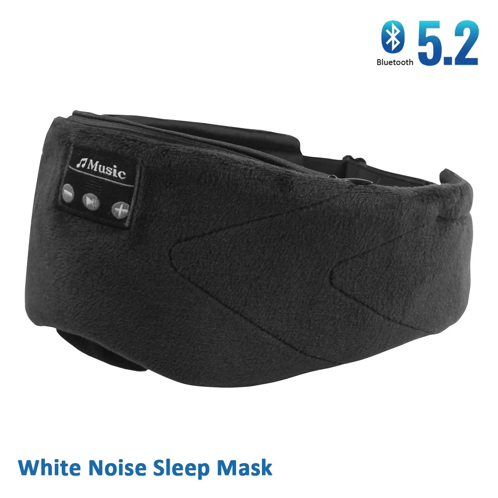 Bluetooth 5.2 Sleep Mask with White Noise