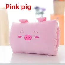 Hand-Warming Plush Nap Pillow Cushion