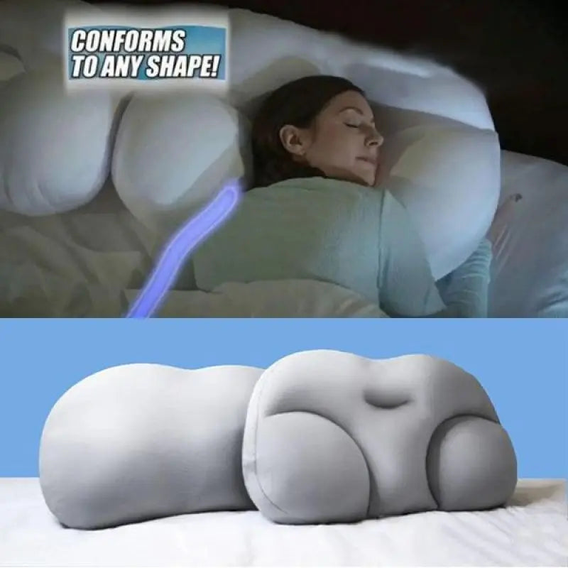 Egg-Shaped 3D Memory Foam Pillow