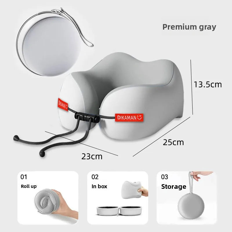 Portable Memory Foam U-Shaped Travel Pillow