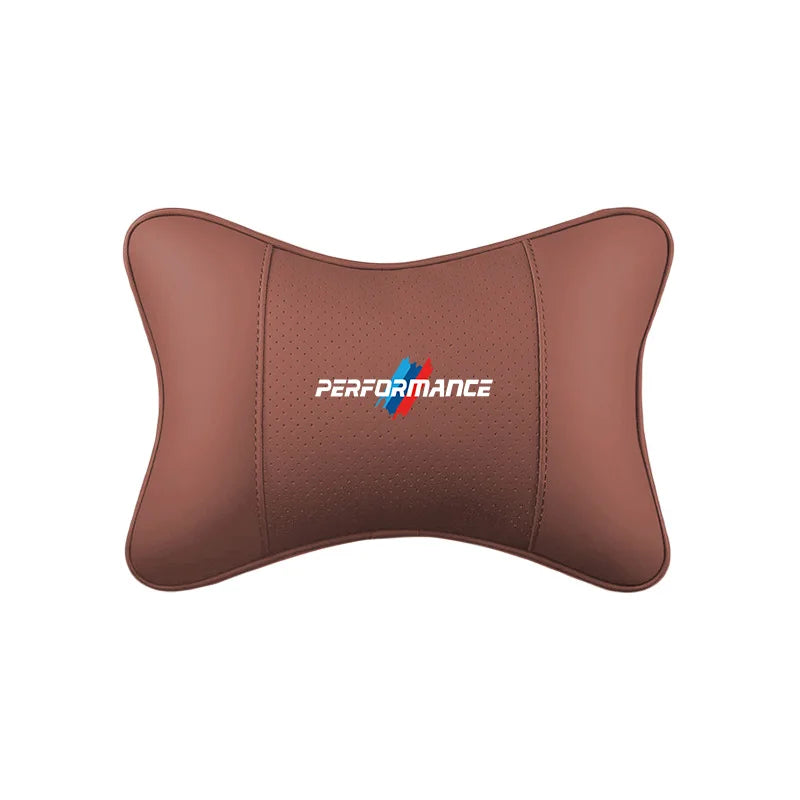 Leather Car Headrest Neck Pillow for BMW