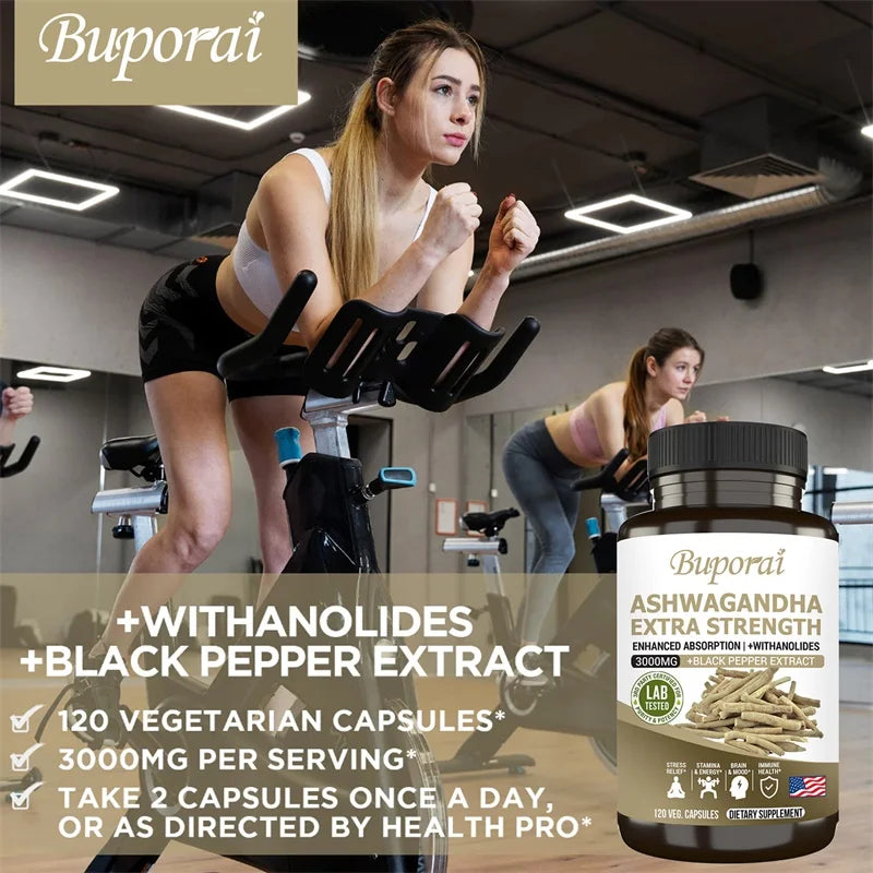 Ashwagandha Capsules – Focus & Stress Relief
