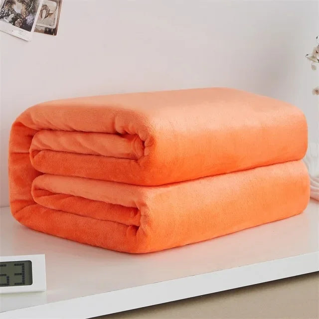 Coral Fleece Lightweight Throw Blanket