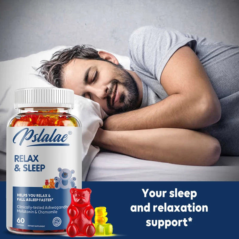 Relax & Sleep Supplement with Melatonin & Ashwagandha