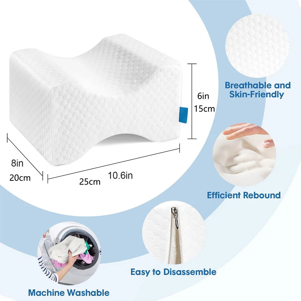Memory Foam Orthopedic Knee Pillow