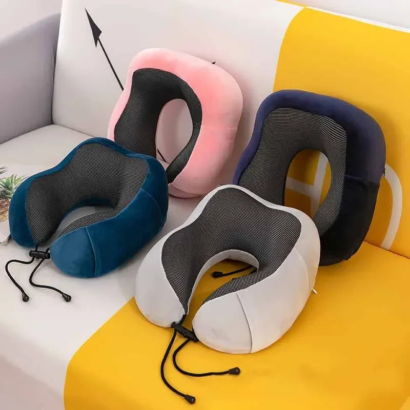 U-Shaped Memory Foam Travel Neck Pillow