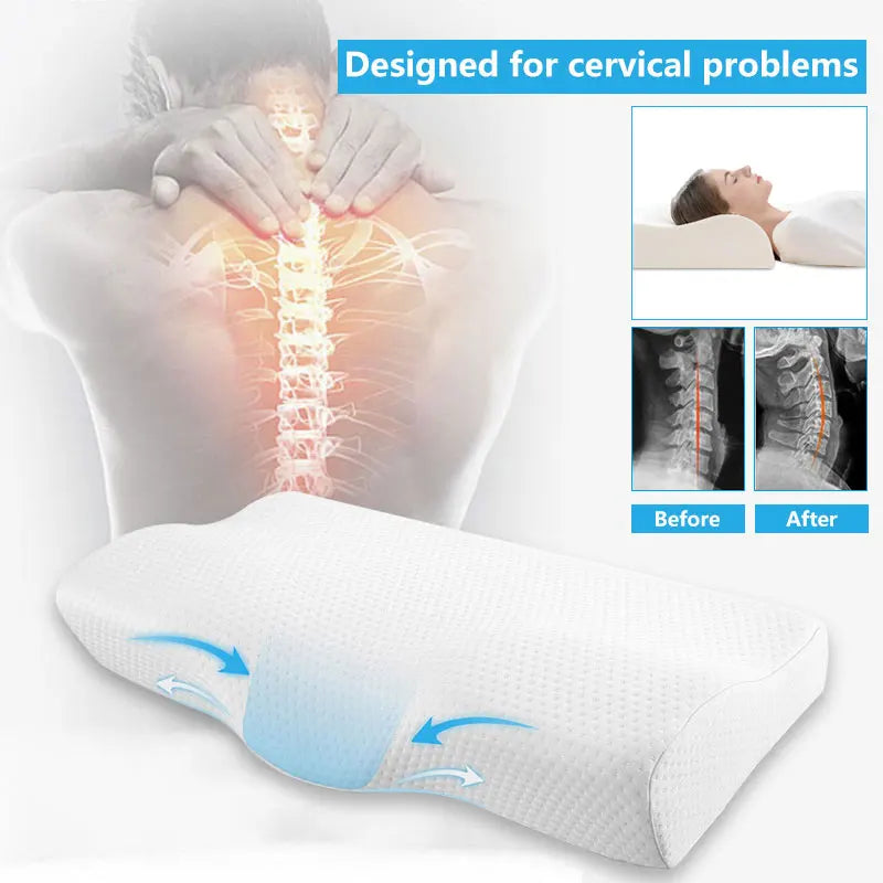 Butterfly Memory Foam Neck Pillow