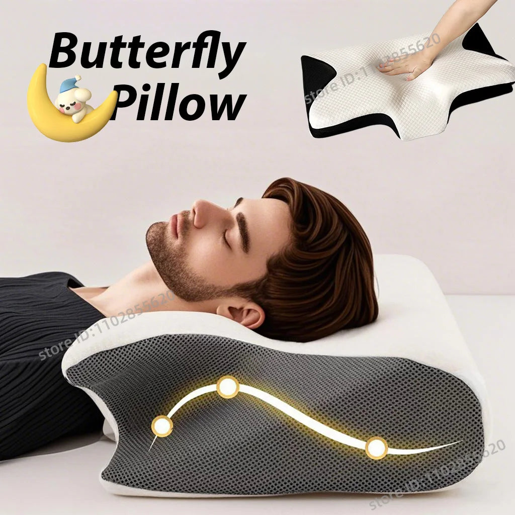 Cervical Memory Foam Neck Pillow