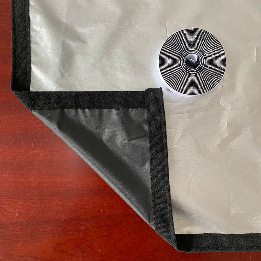 Custom No-Drill 100% Blackout Curtain