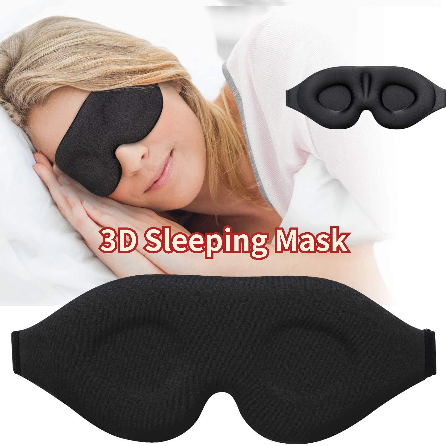 3D Soft Padded Sleeping Mask