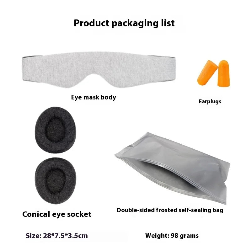 3D Sleep Mask – Zero Pressure & Blackout