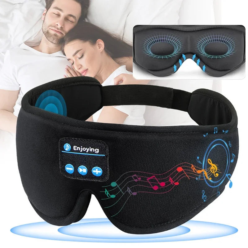 3D Bluetooth Sleep Mask – Headphones Eye Cover