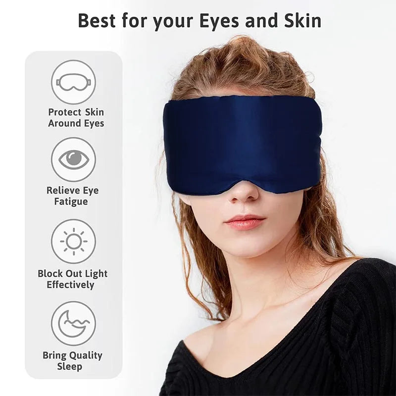 Silk Sleep Mask – Soft Anti-Wrinkle Eye Cover