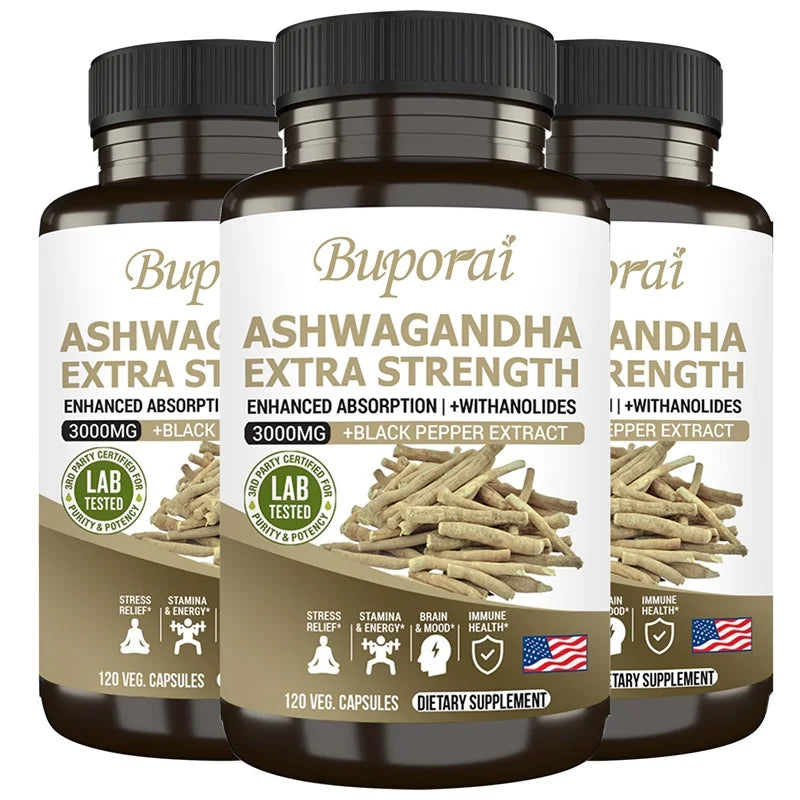 Ashwagandha Capsules – Focus & Stress Relief