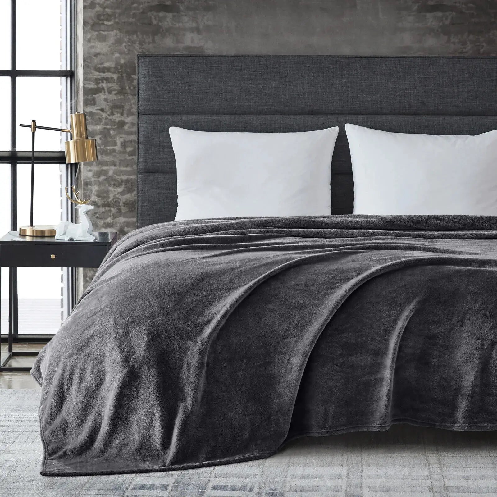 Fleece Plush Soft Blanket for Sofa & Bed