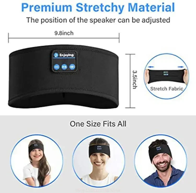 Bluetooth Sleep Headband for Side Sleepers