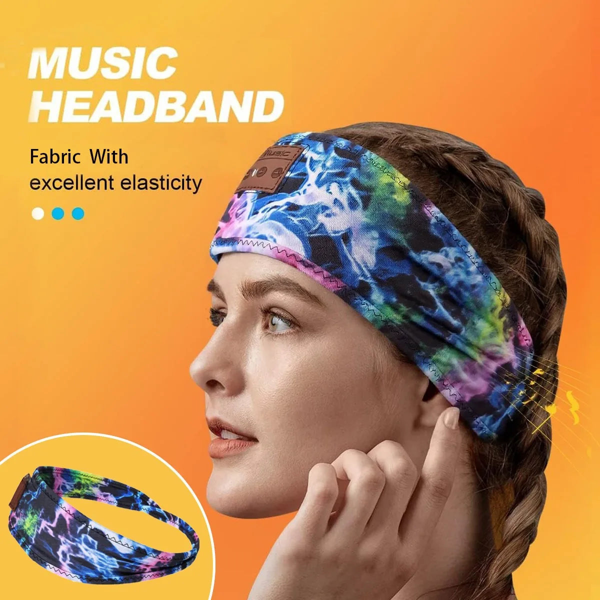 Dazzling Colors Bluetooth Headband