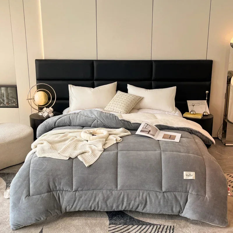 Thick Milk Fleece Winter Blanket