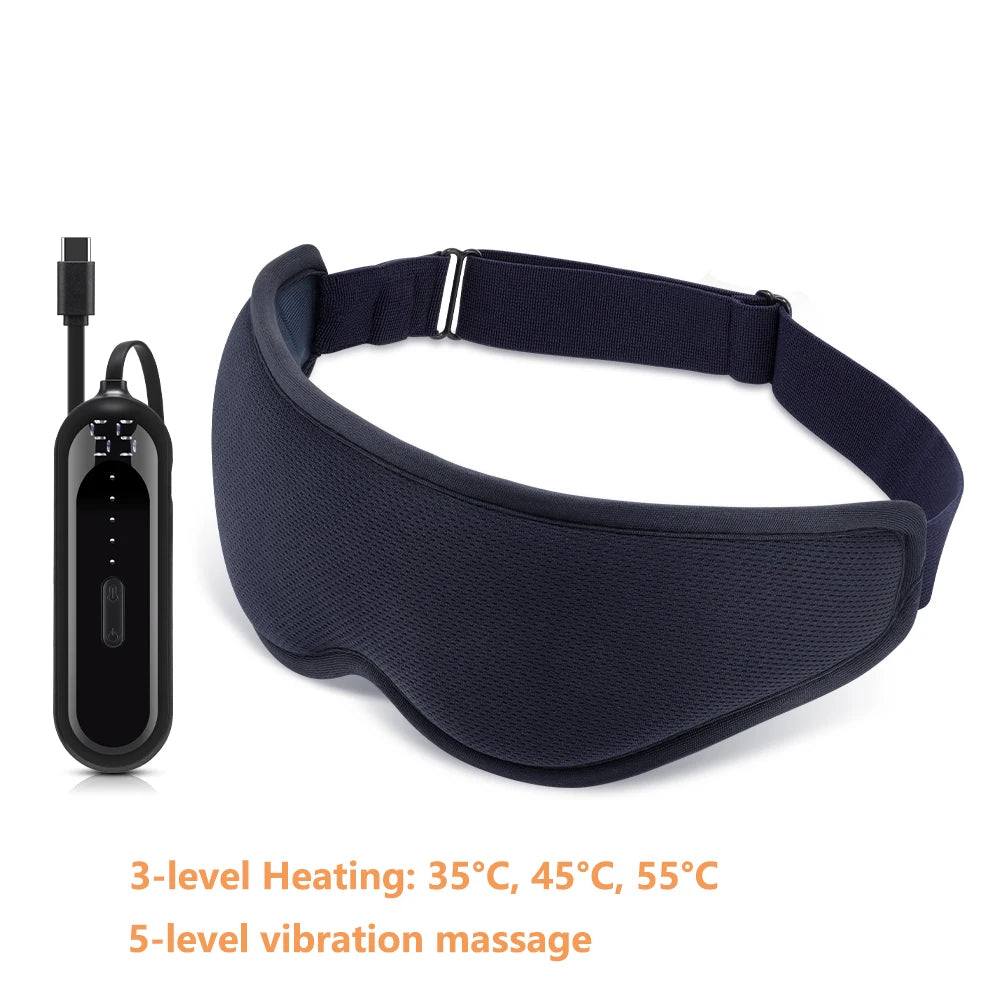 USB Heated Eye Mask – Massage & Steam Relief