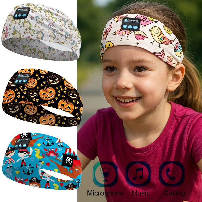 Kids Cartoon Bluetooth Headphones