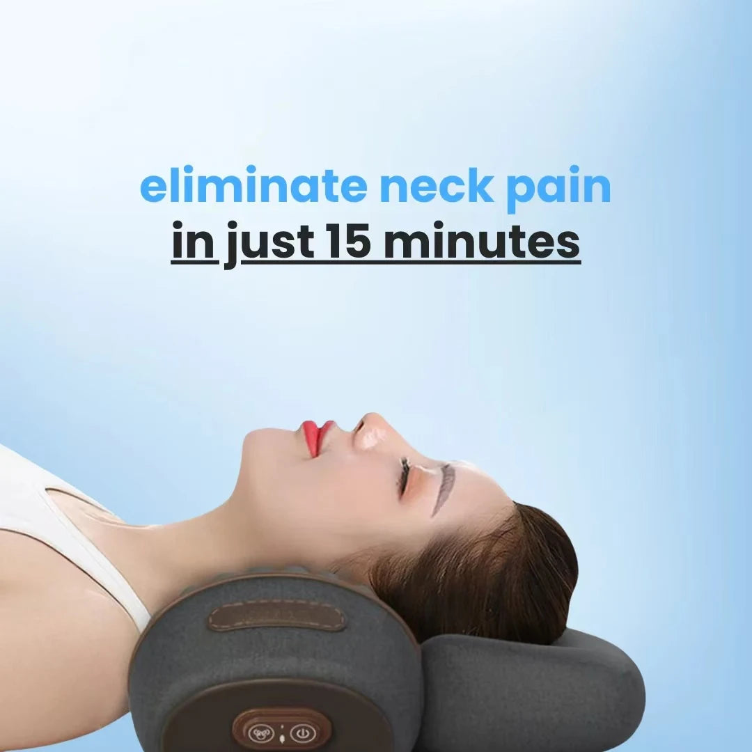 3-in-1 Heated Neck & Spine Massage Pillow