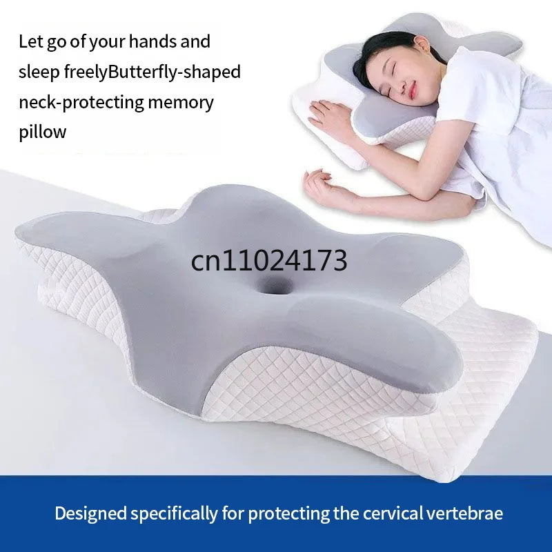 Cooling Butterfly Memory Foam Neck Pillow