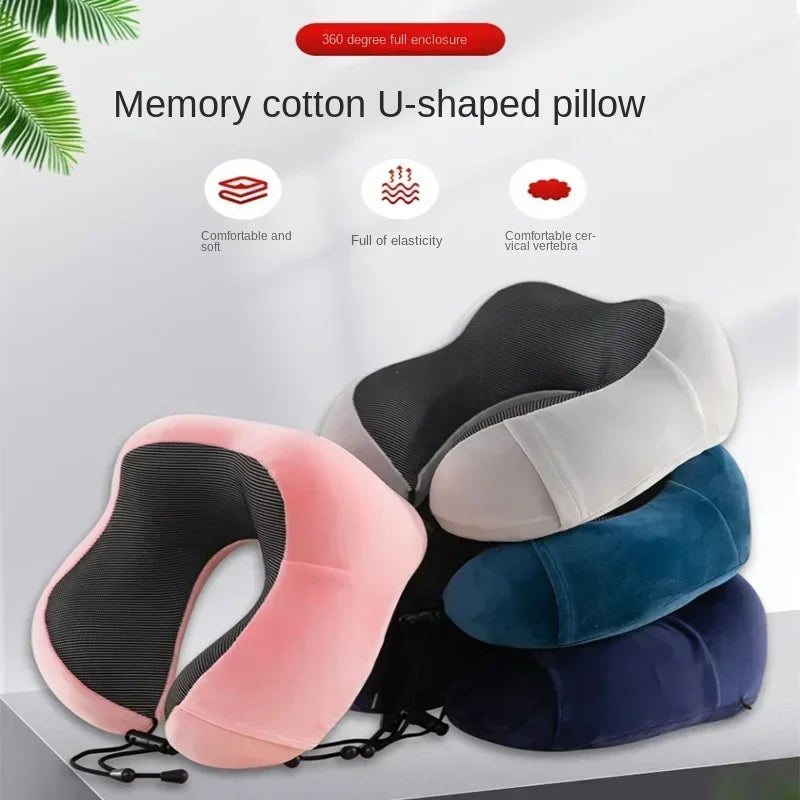 U-Shaped Memory Foam Travel Neck Pillow