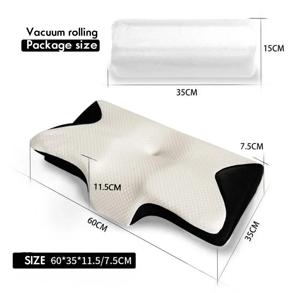 Cervical Memory Foam Neck Pillow