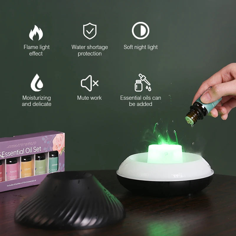 130ml Volcanic Aroma Diffuser with Light