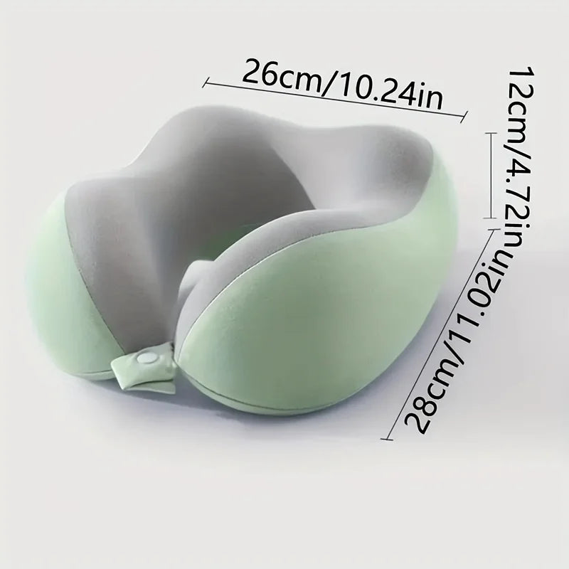 Ergonomic Memory Foam Travel Pillow with Bag