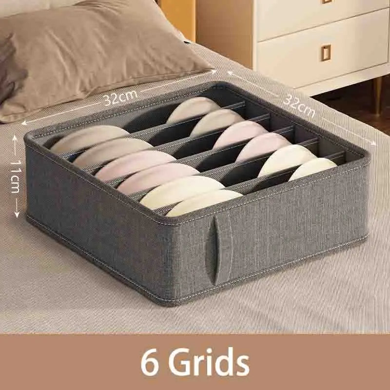 Multi-Compartment Underwear Organizer Box
