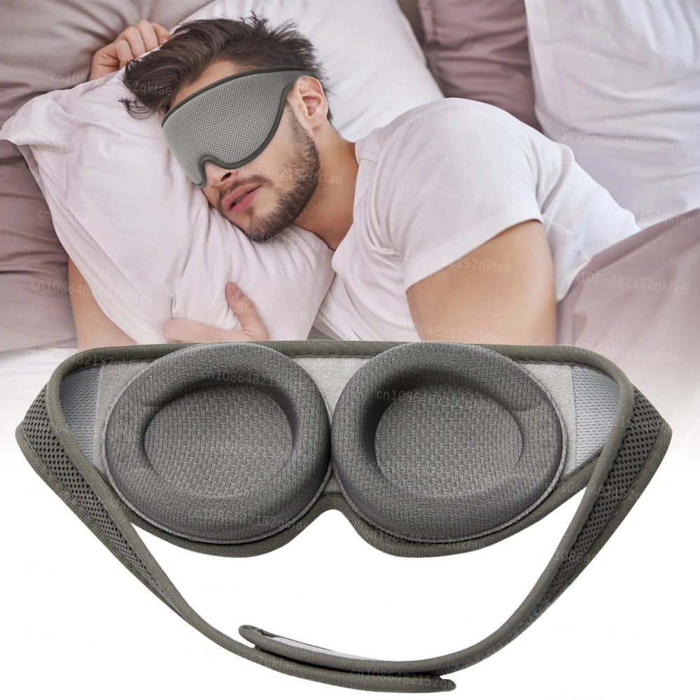 3D Sleep Mask – 100% Blackout Eye Cover