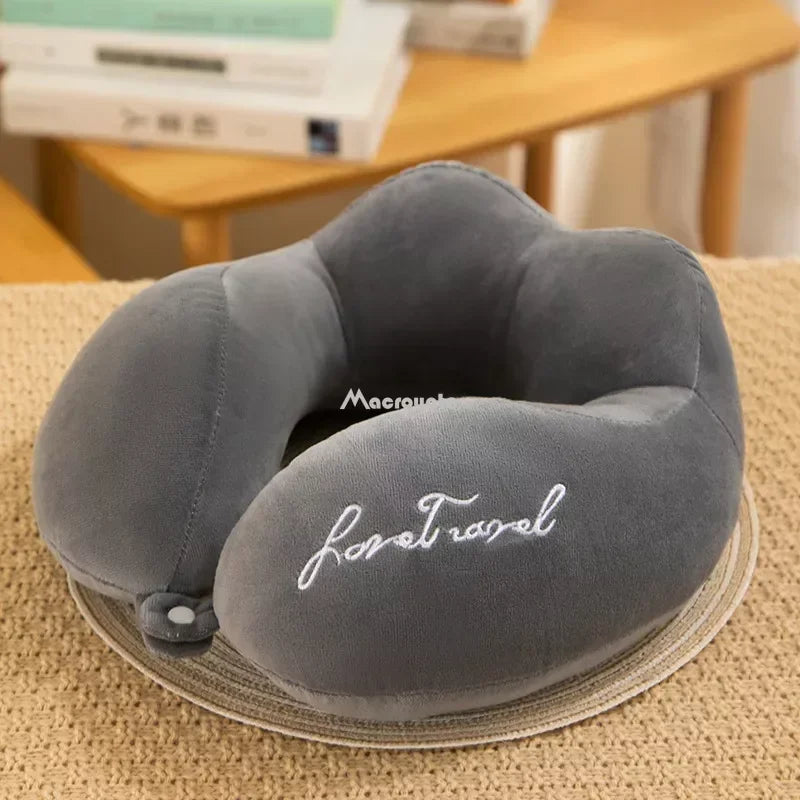 U-Shaped Travel Neck Pillow with PP Cotton